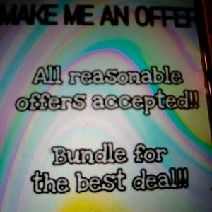 All offers considered! Bundle and save!